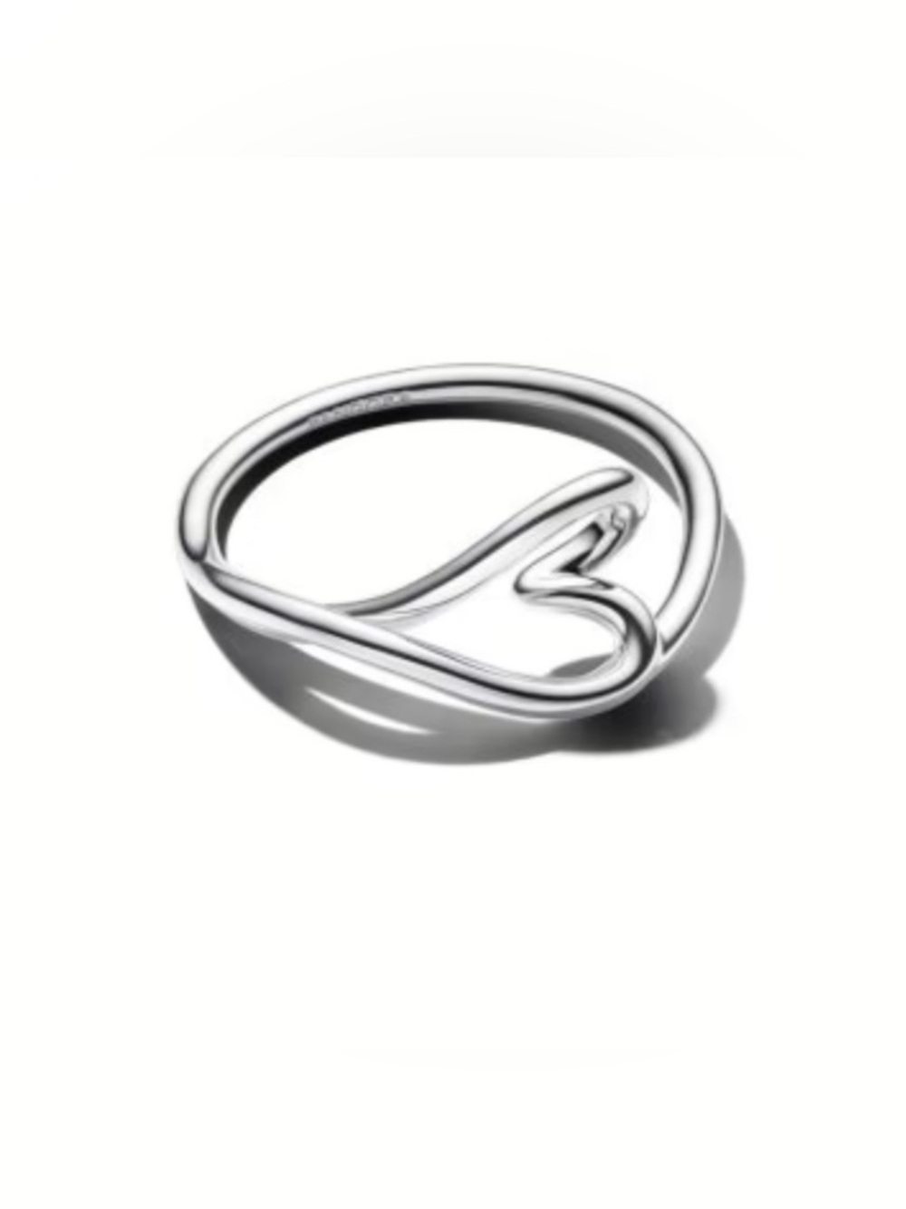 Organically Shaped Heart Ring Small Ring Sterling Silver Size 6